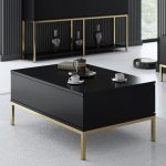 Lord - Black, Gold – Маса за кафе