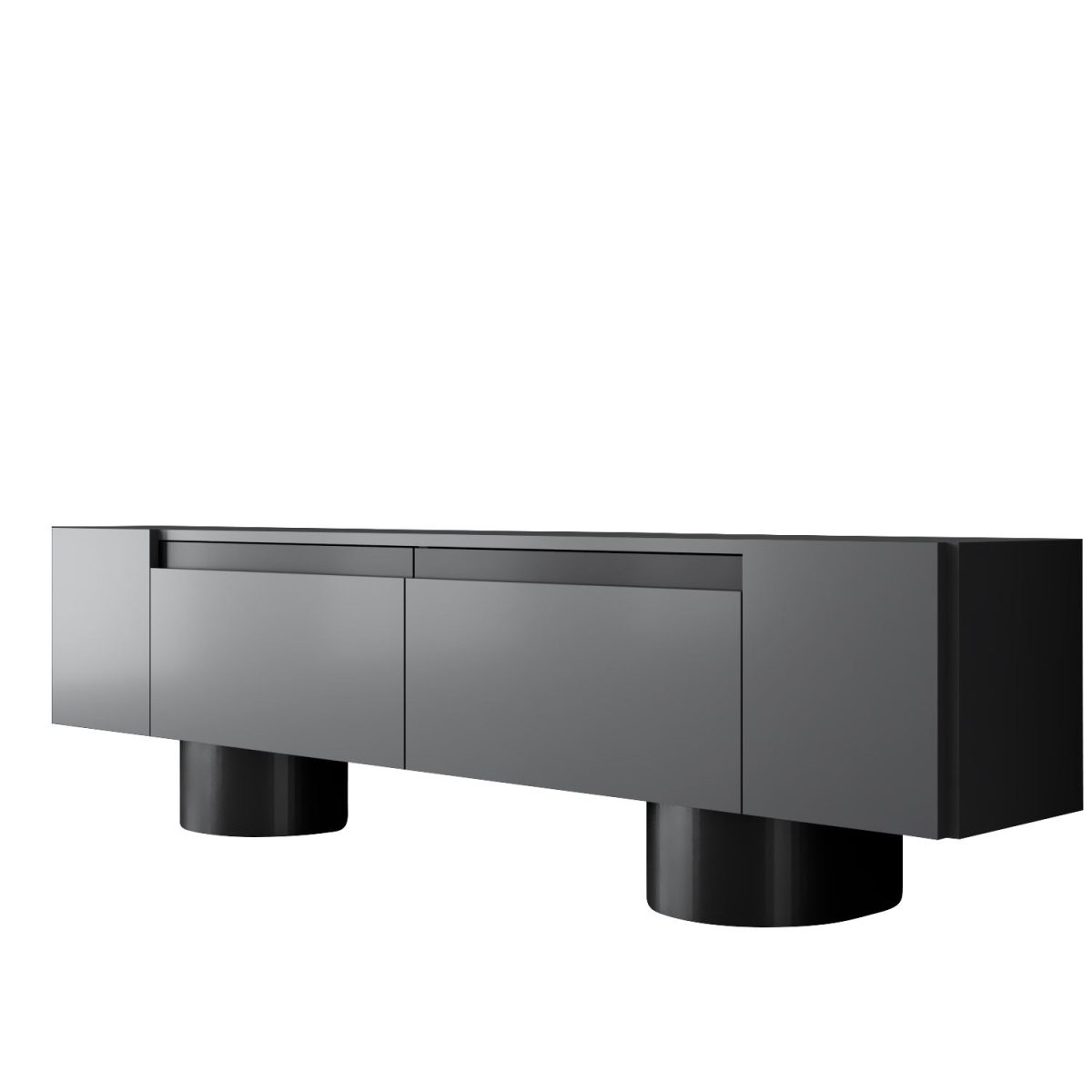 Bohem - Anthracite, Black – ТВ комода - Image 6