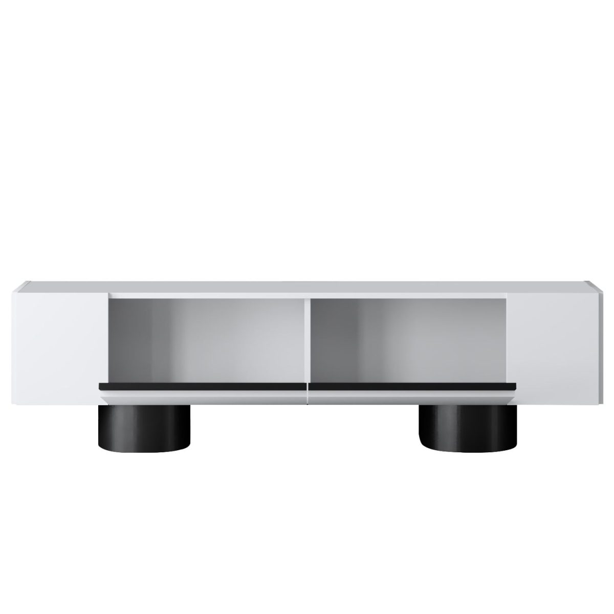 Bohem - White, Black – ТВ комода - Image 7