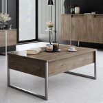 Luxe - Walnut, Silver – Маса за кафе