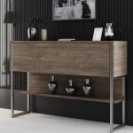 Luxe - Silver, Walnut – Комода