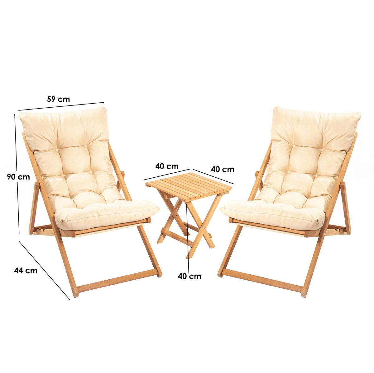 My005 – Комплет градинарски маси и столици (3 парчиња) - Image 8