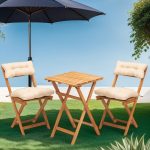 My001A – Комплет градинарски маси и столици (3 парчиња)