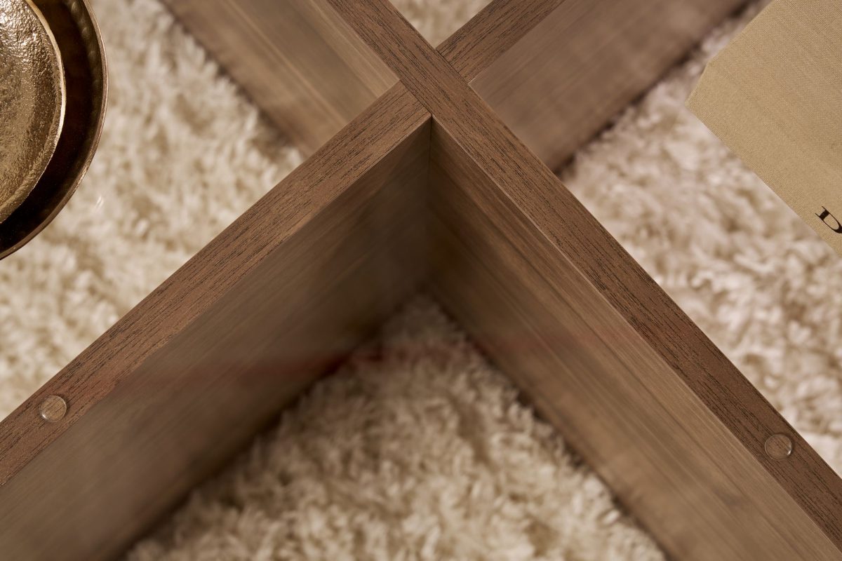 Aeris - Walnut, Transparent – Маса за кафе - Image 4