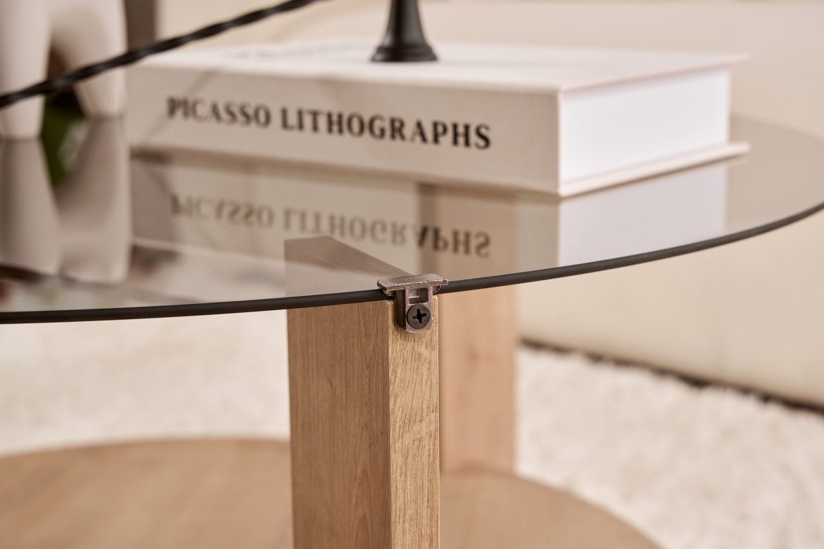 Clara - Sapphire Oak, Fume – Маса за кафе - Image 5