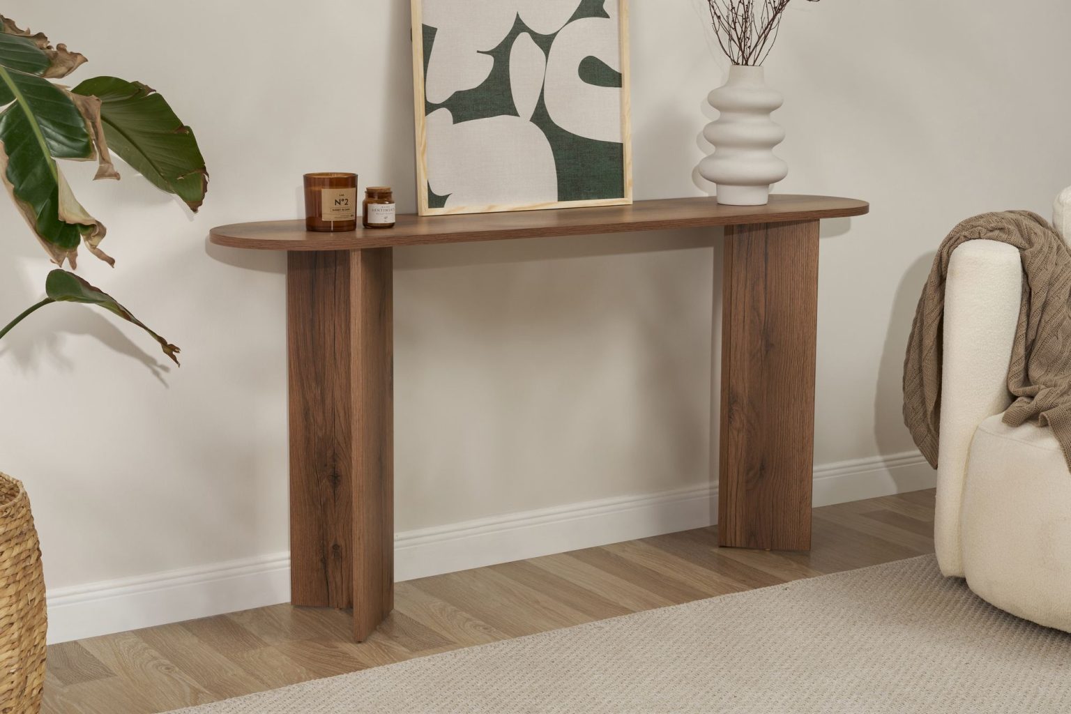 Sira - VNT Walnut – Декоративна конзолна маса - Image 2