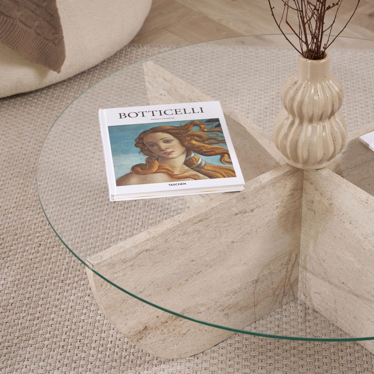 Liya - Travertine – Маса за кафе - Image 5