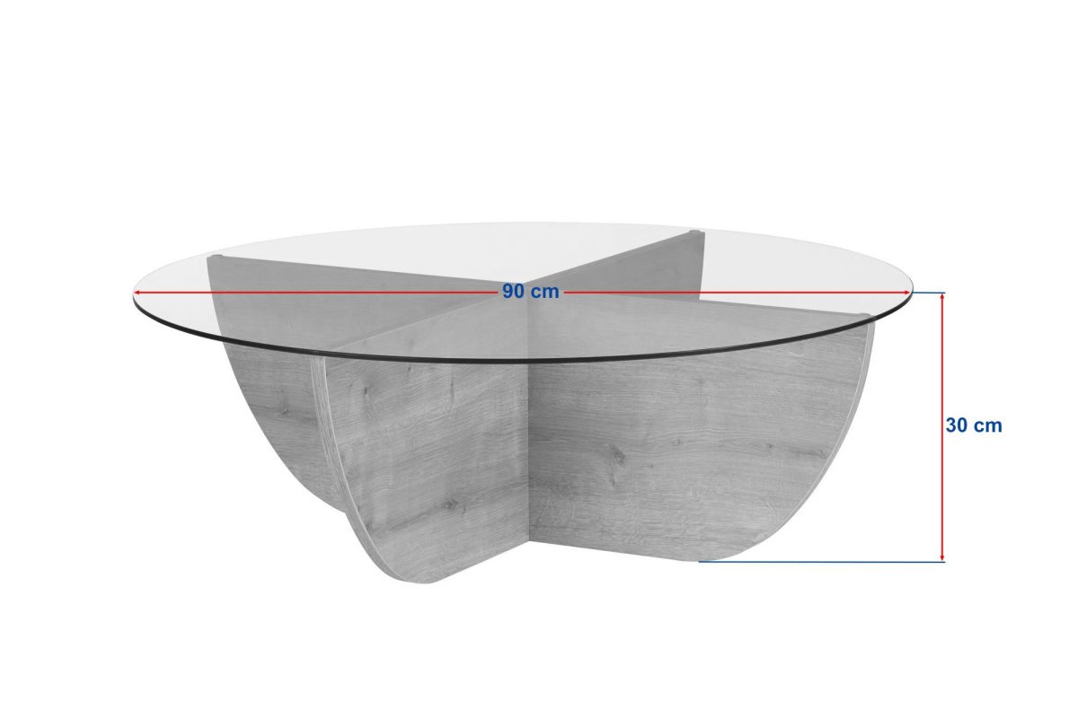 Liya - Sapphire Oak – Маса за кафе - Image 8