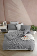 Yarn Dyed Fitted - Anthracite – Дупла постелнина