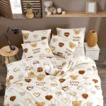 Teddy Bear Heart Fitted – Единечна постелнина