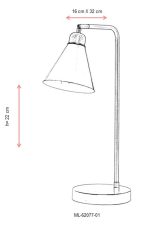 ML-62077-01 – Светилка за маса - Image 3