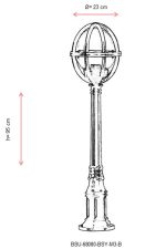 BSU-68080-BSY-M3-B – Подна светилка за надворешна употреба - Image 3
