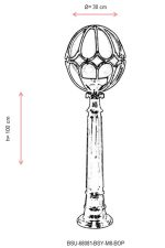 BSU-68081-BSY-M8-BOP – Подна светилка за надворешна употреба - Image 3