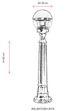 BSU-68175-BSY-M1-B – Подна светилка за надворешна употреба - Image 3