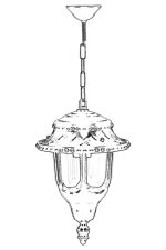 BFE-68180-BSY – Надворешен лустер - Image 2