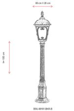 BSU-68181-BKR-B – Подна светилка за надворешна употреба - Image 3