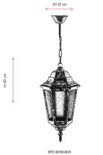 BFE-68188-BKR – Надворешен лустер - Image 3