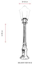 BSU-68197-1BSY-M1-B – Подна светилка за надворешна употреба - Image 3