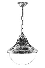 BFE-68207-BKR – Надворешен лустер - Image 2