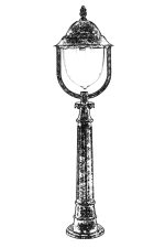 BSU-68212-BKR-M1-B – Подна светилка за надворешна употреба - Image 2