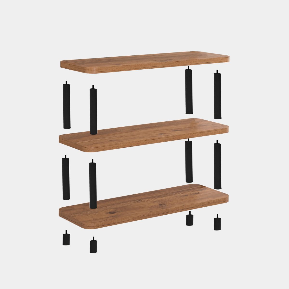 Step - Black – Полица за книги - Image 4