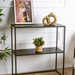 Andas - Black – Декоративна конзолна маса