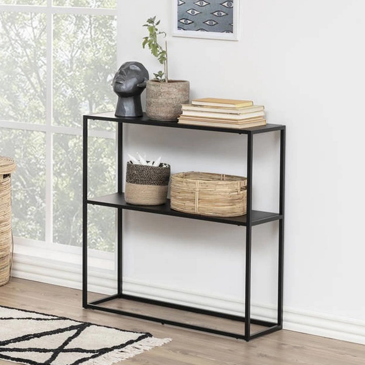 Andas - Black – Декоративна конзолна маса - Image 2