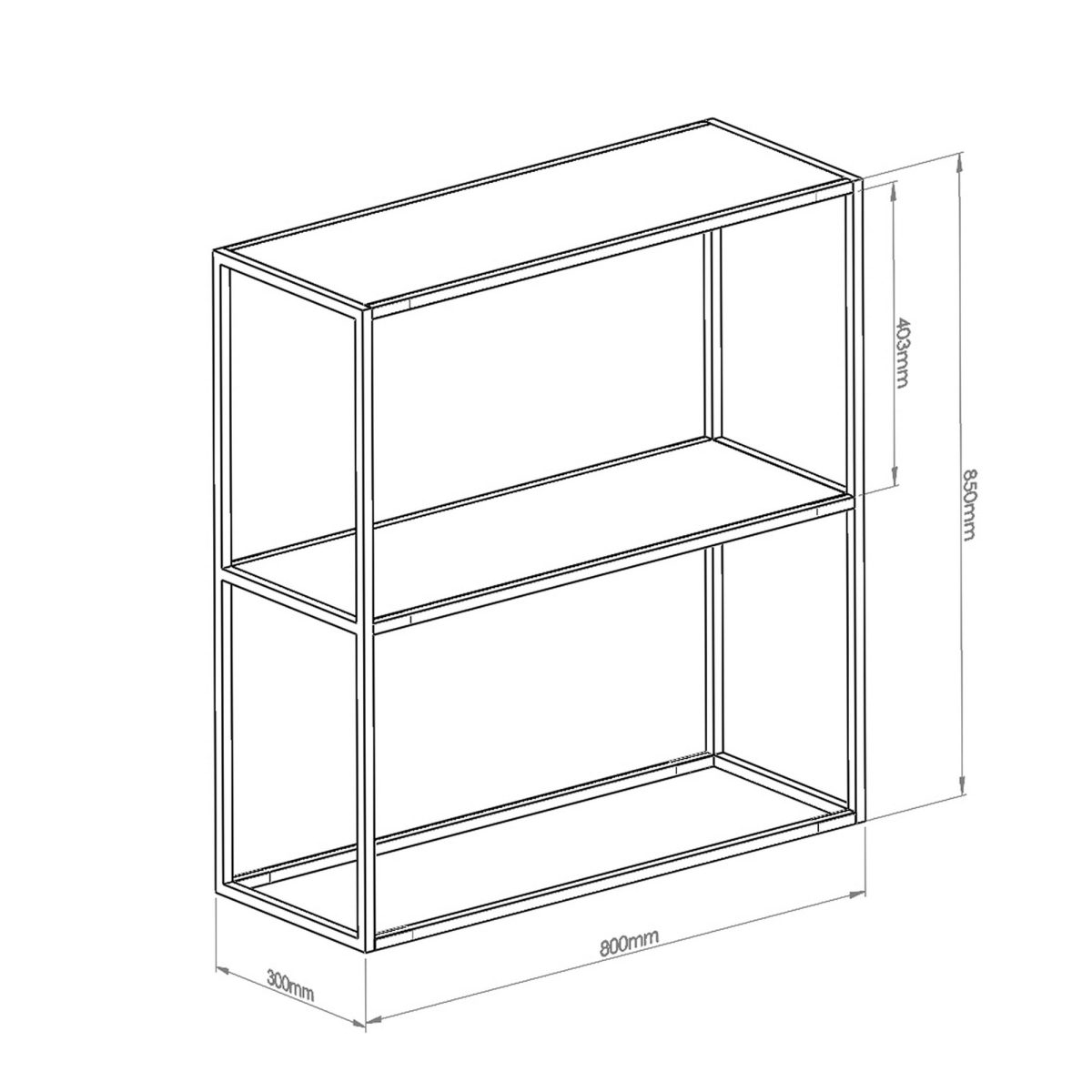 Andas - Black – Декоративна конзолна маса - Image 8