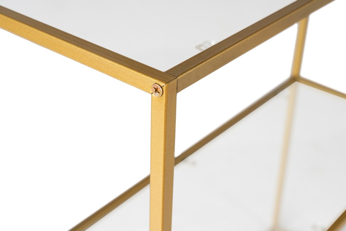 Berra - Gold – Декоративна конзолна маса - Image 5