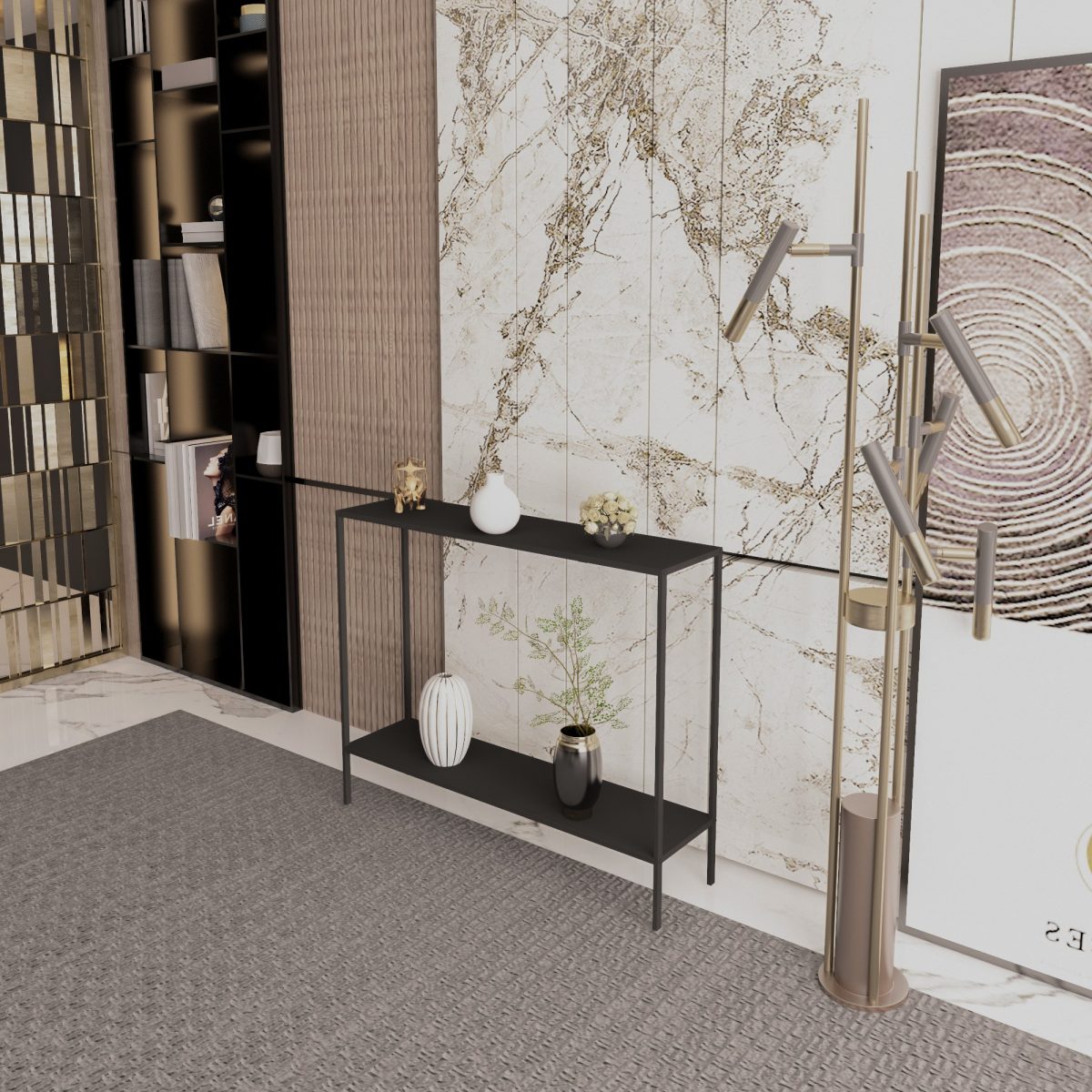 Küba - Black – Декоративна конзолна маса - Image 2