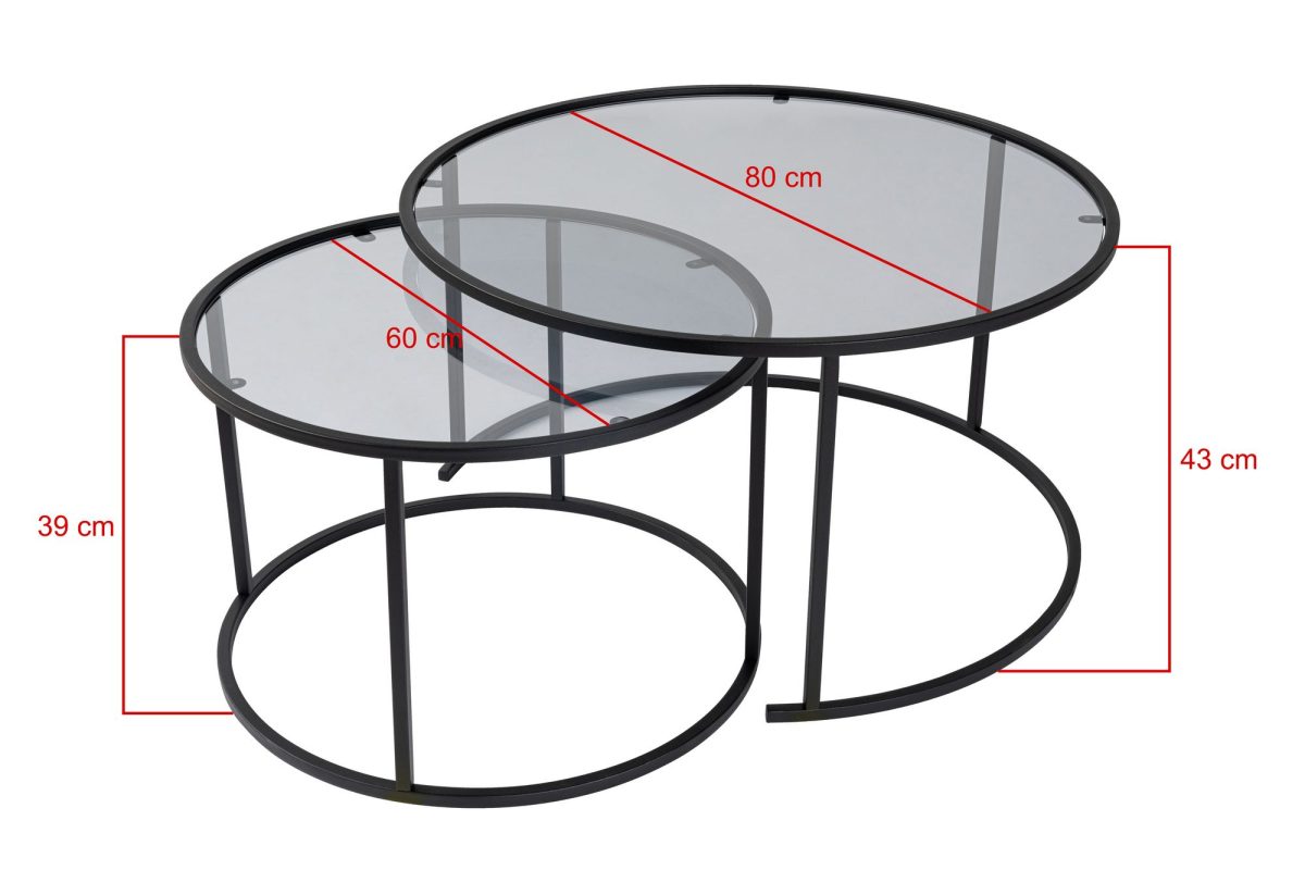 Black-Grey-80-60 – Комплет масичка за кафе - Image 7