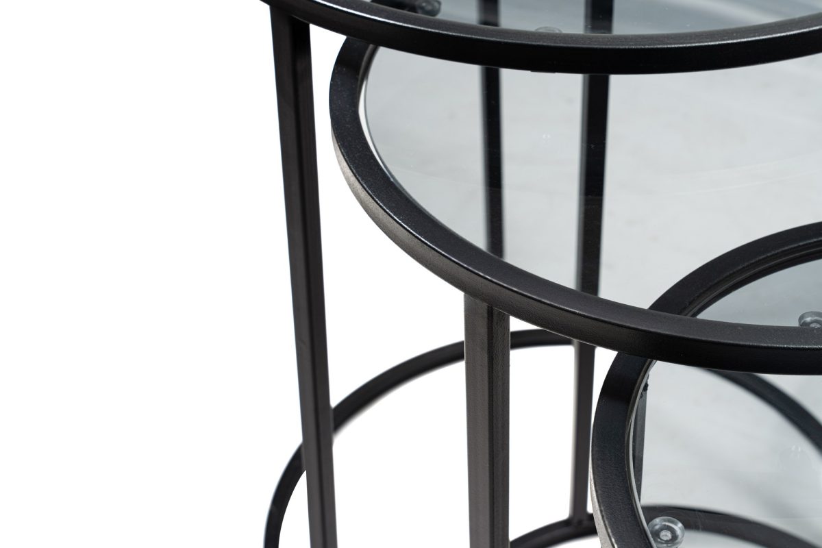 Alya - Black – Табела за гнездење (3 парчиња) - Image 6