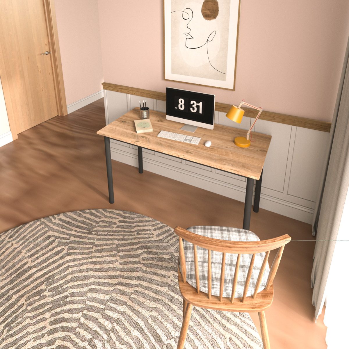 Viva - 140 x 55 – Канцелариско биро - Image 4