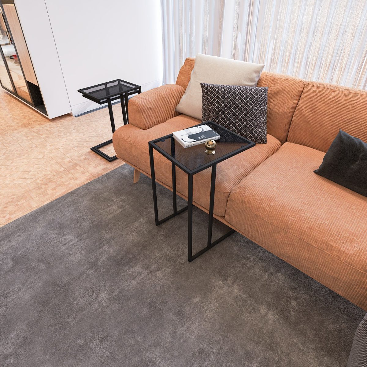 İbiza - Black, Smoked Glass – Табела за гнездење (3 парчиња) - Image 5