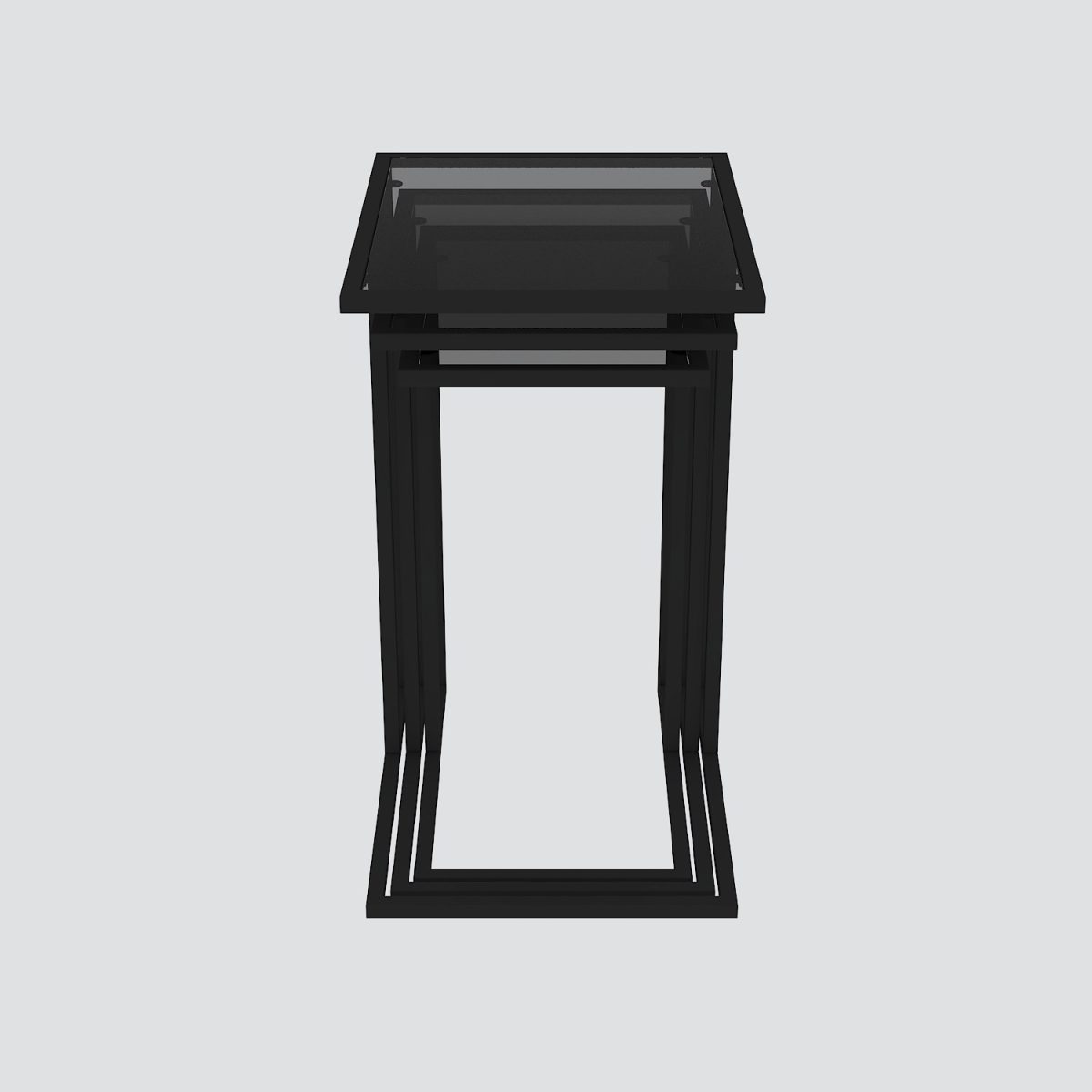 İbiza - Black, Smoked Glass – Табела за гнездење (3 парчиња) - Image 9