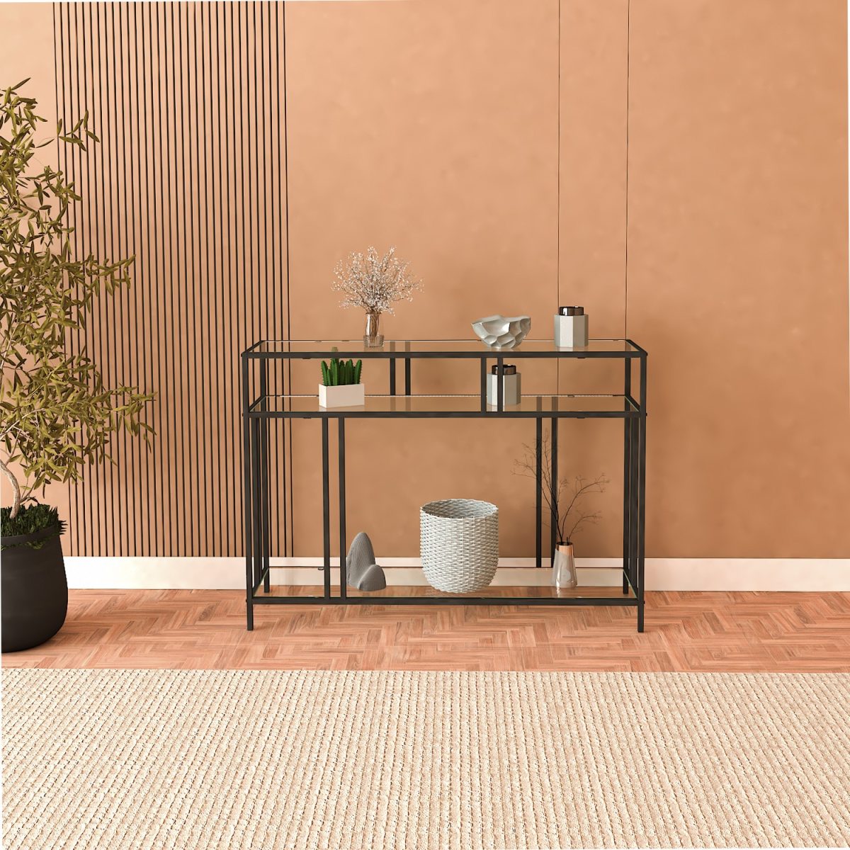 Venedik - Black 100 – Декоративна конзолна маса - Image 2