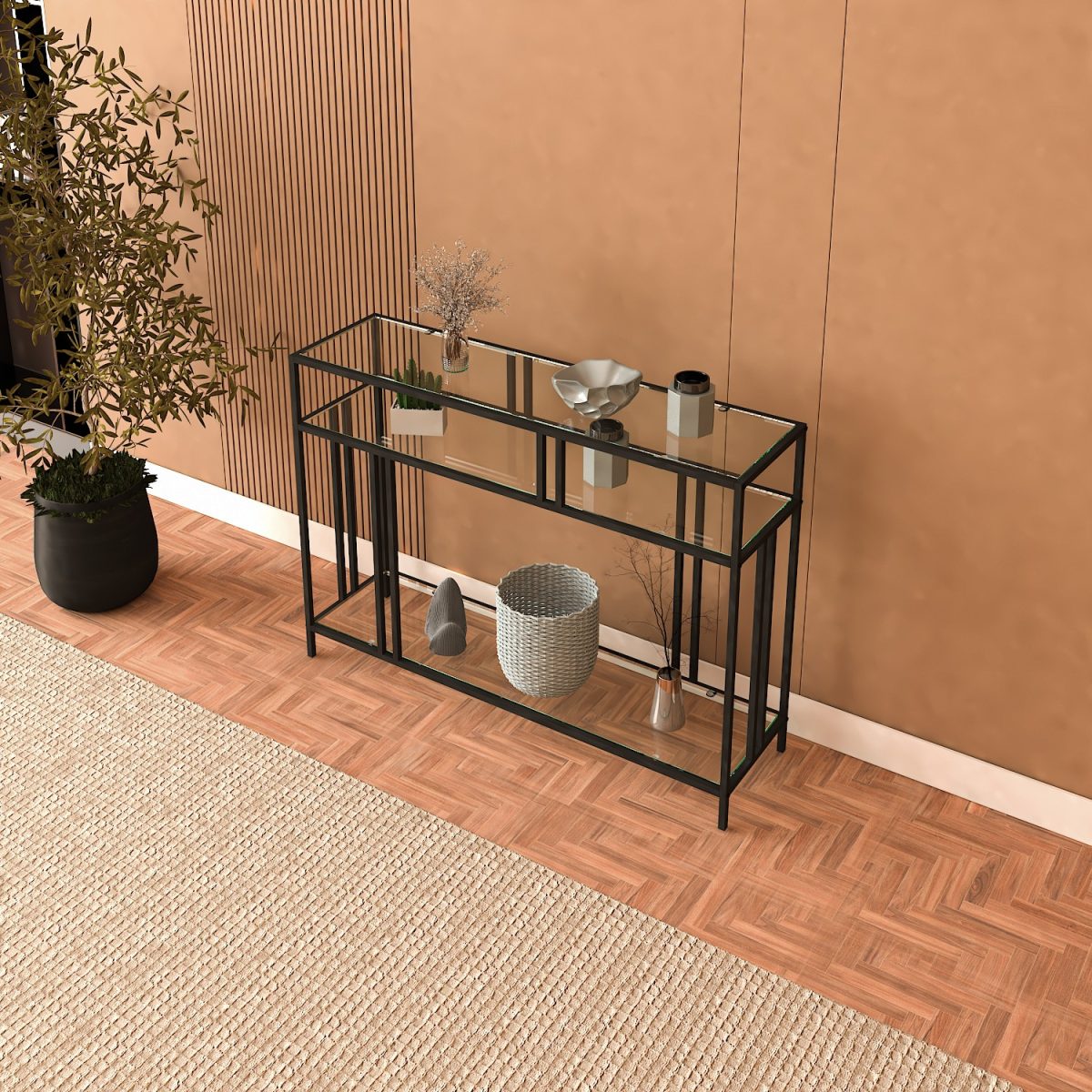 Venedik - Black 100 – Декоративна конзолна маса - Image 3