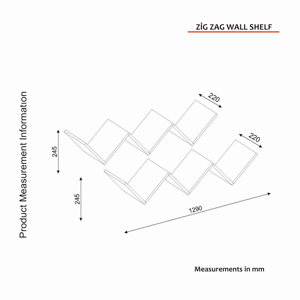Zig Zag - White – Ѕидна полица - Image 9