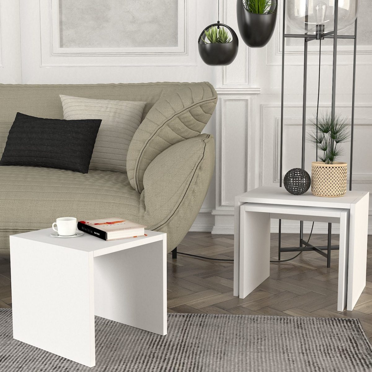 Zariel - White – Табела за гнездење (3 парчиња) - Image 3