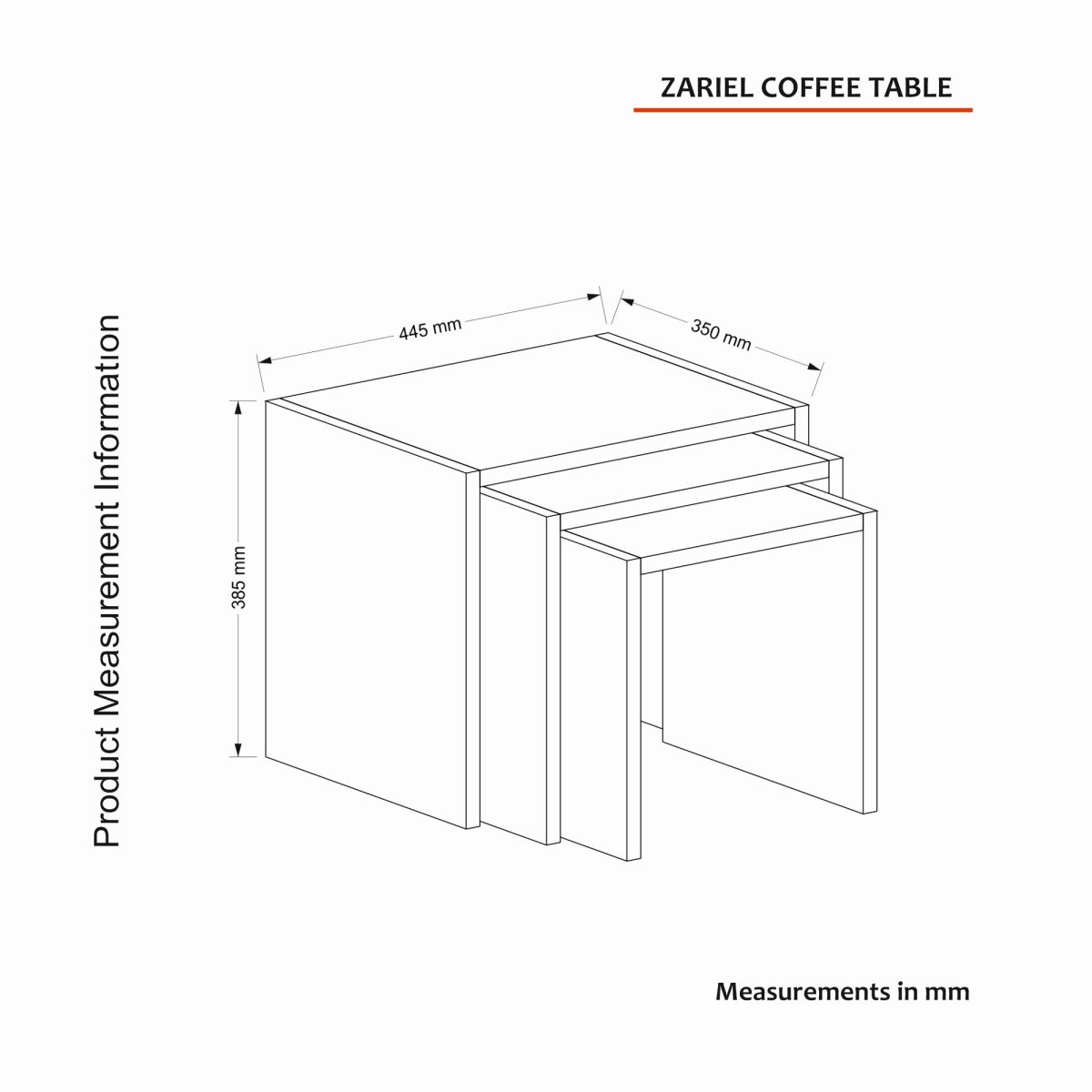 Zariel - White – Табела за гнездење (3 парчиња) - Image 7