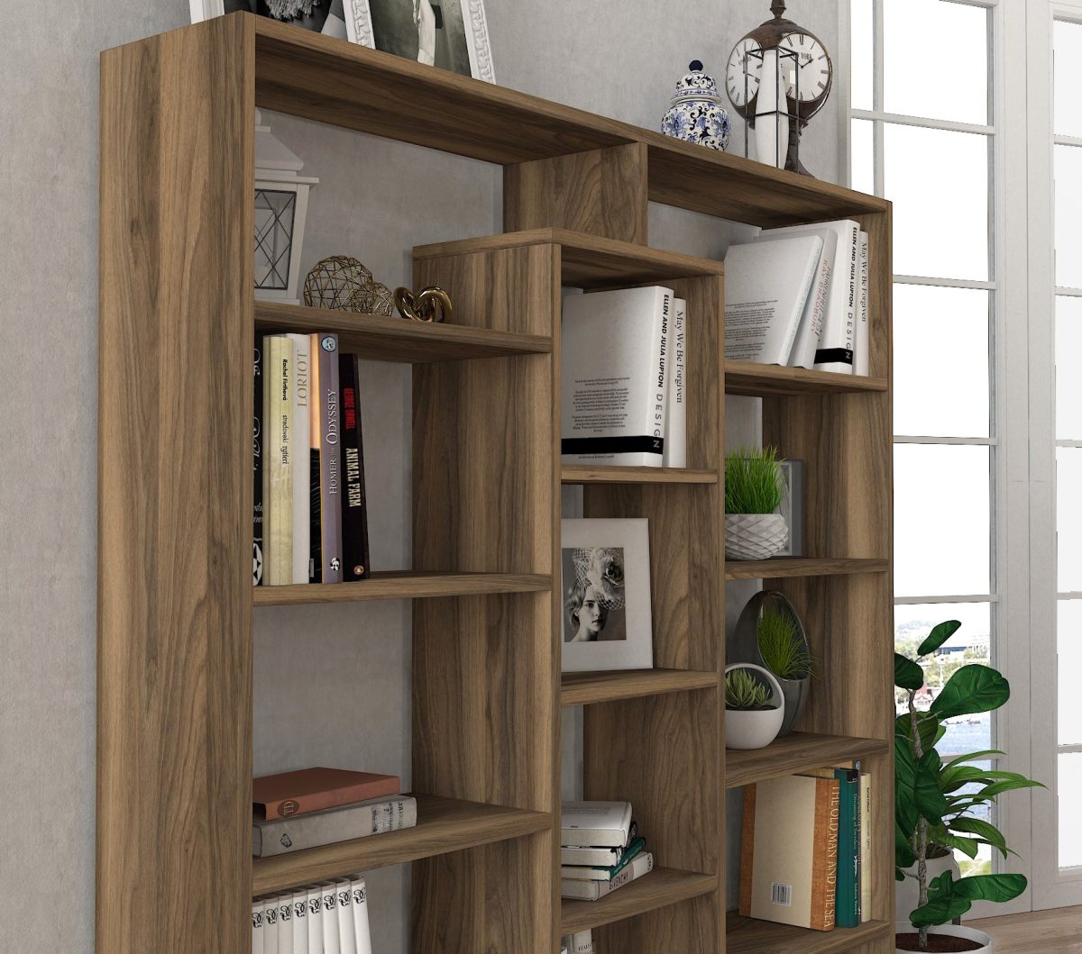 Ample - Walnut – Полица за книги - Image 4