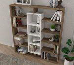 Ample - Walnut, White – Полица за книги - Image 3