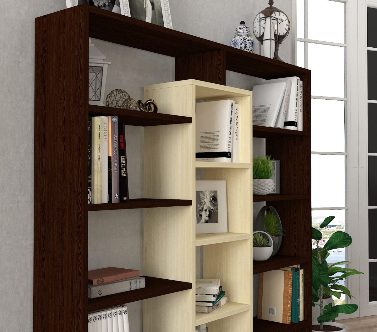 Ample - Birch, Wenge – Полица за книги - Image 4