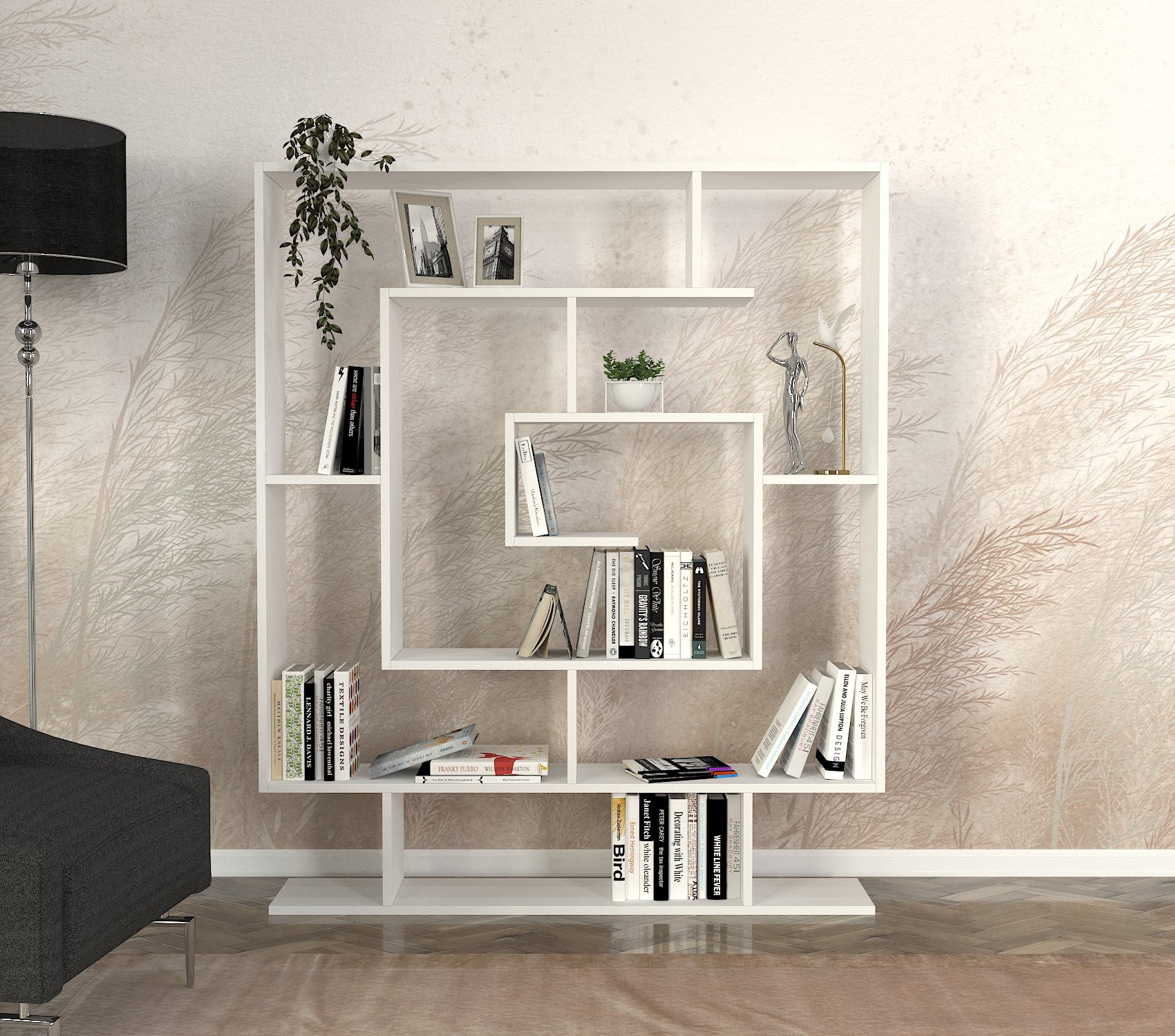 731WAT361720-201.jpg Sarmaşık - White – Полица за книги - Image 1