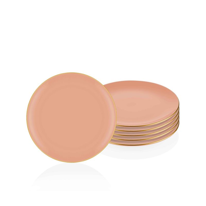 BSC0015 – Комплет керамички чинии за десерт (6 парчиња)