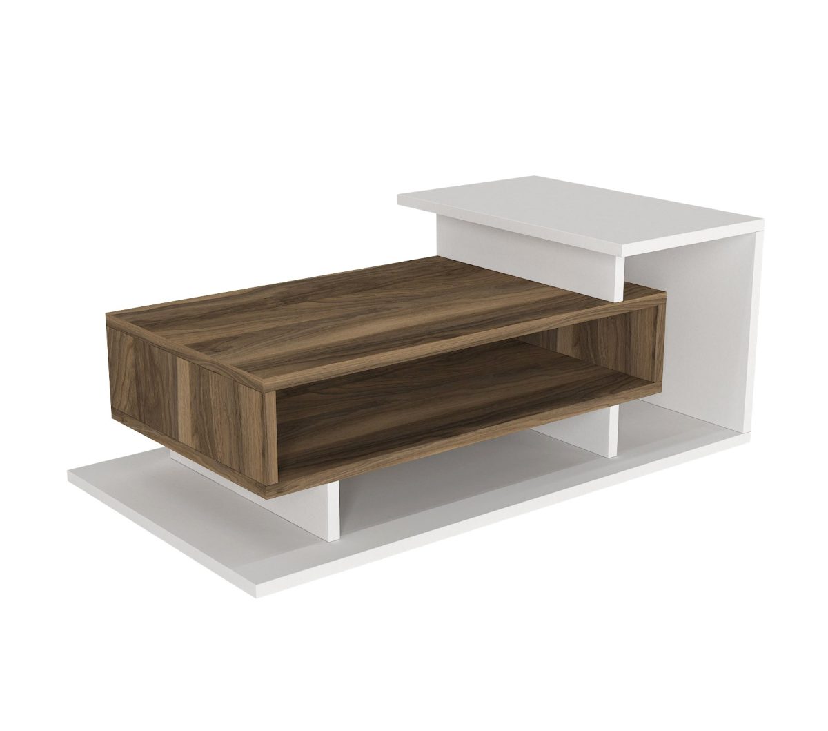 Spring - White, Walnut – Маса за кафе - Image 8