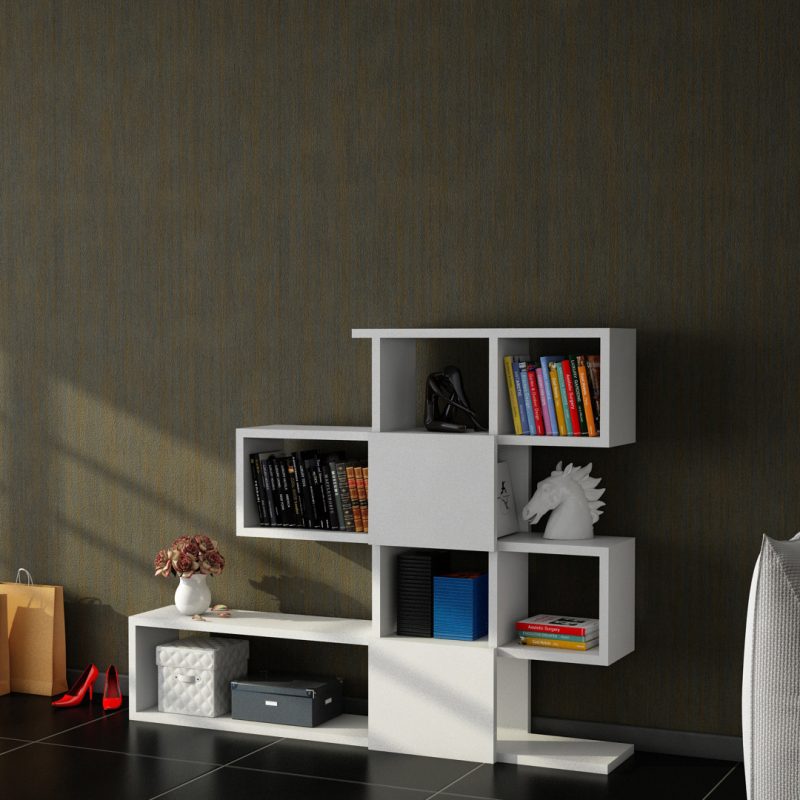 Karlin - White – Полица за книги