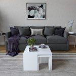 Ortanca - White – Комплет масичка за кафе