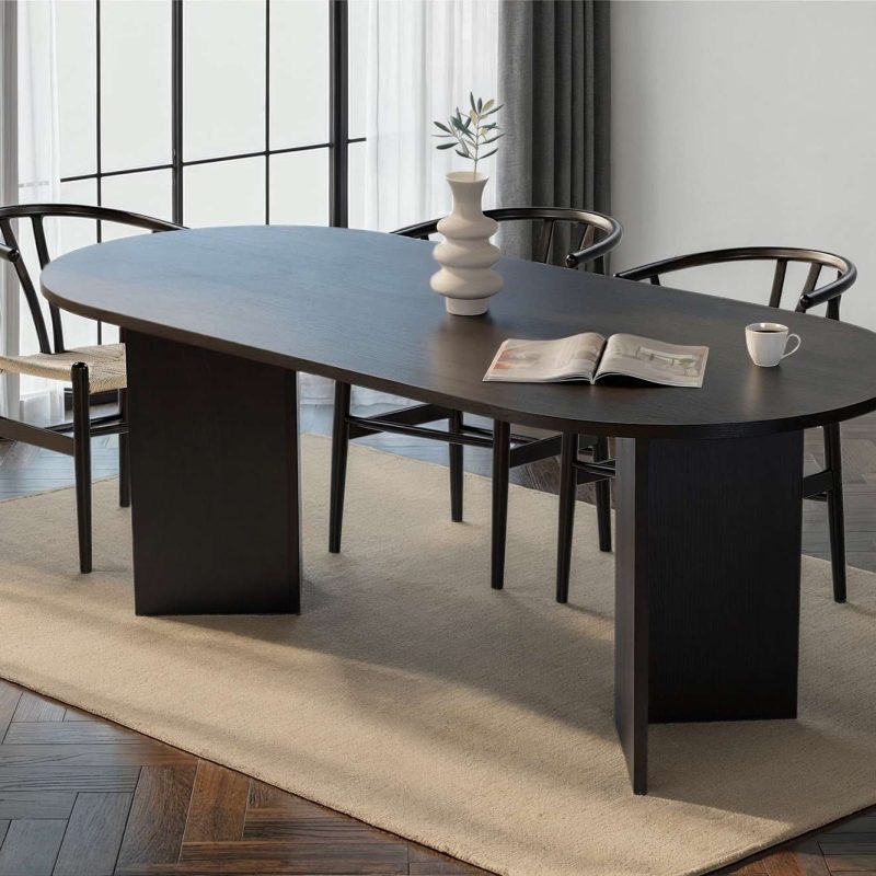 Sabella - Wood Black – Трпезариска маса