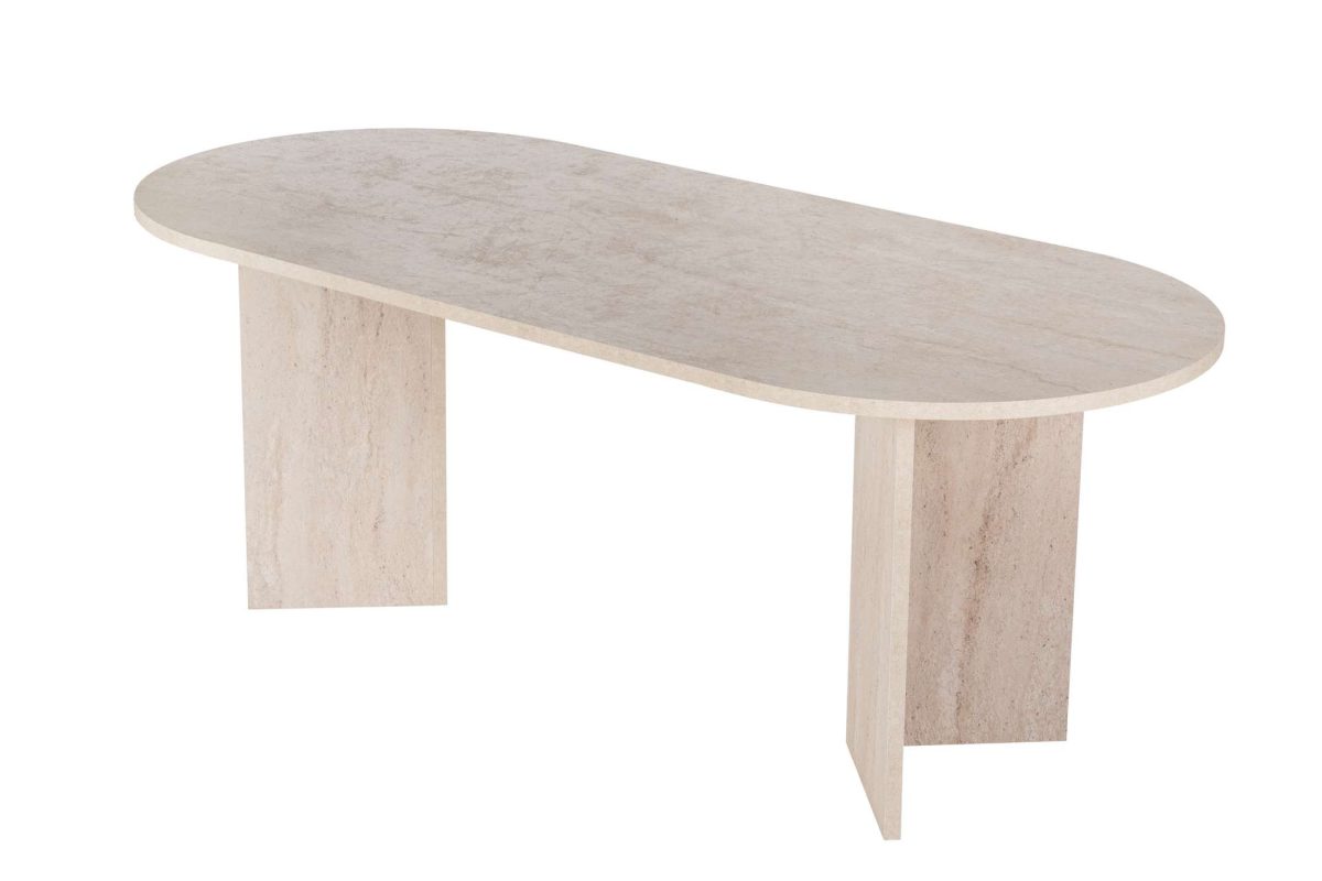 Sabella - Travertine – Трпезариска маса - Image 3